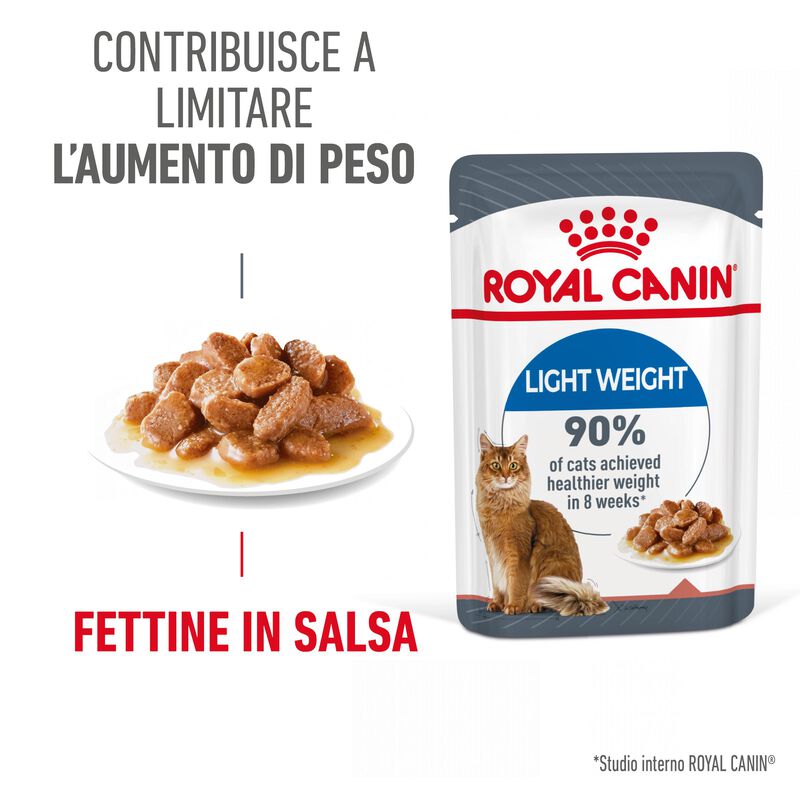 Royal Canin Cat Adult Light Weight in Gelatina 85gr