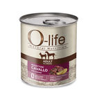 O-Life Dog Adult All Breeds Pezzettoni di Cavallo con patate 400 gr image number 0