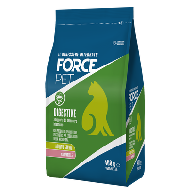 Forcepet Cat Adult Steril Digestive con maiale 400gr
