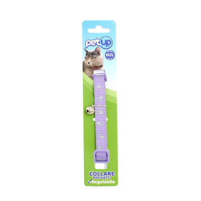 Petup Collare Gatto 10mm Zampe Blu