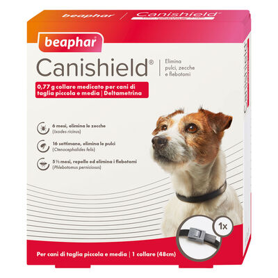 Beaphar Canishield Collare antiparassitario cane tg S/M - Scad Nov 2025