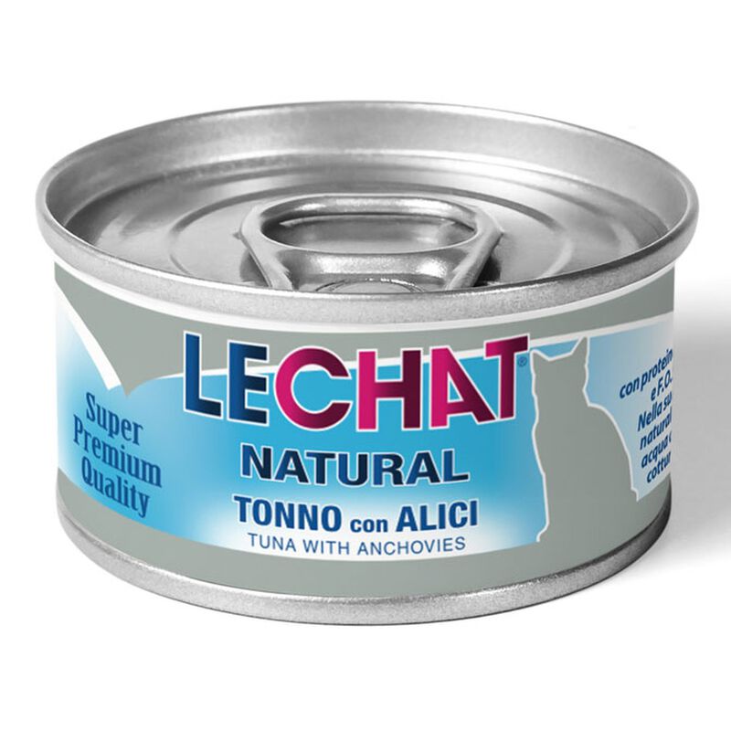 Le Chat Natural per gatti adulti Sfilaccetti con Tonno e Alici 80 gr