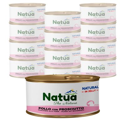 Natua Natural Dog Adult pollo con prosciutto in jelly 85 gr