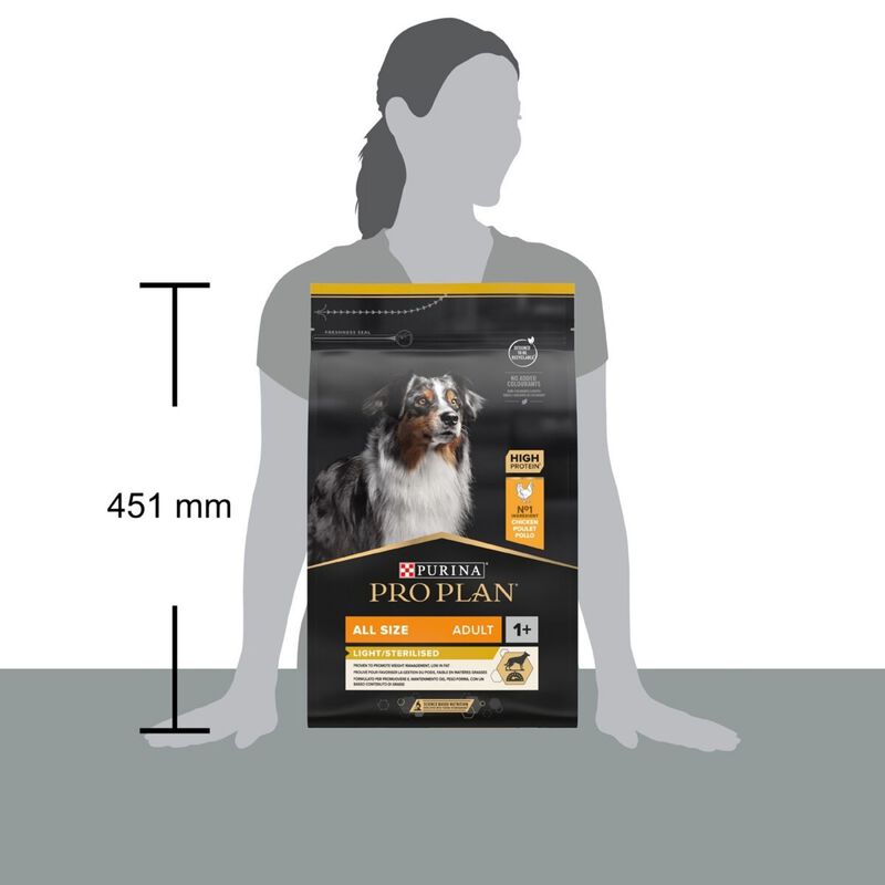 Purina Pro Plan Dog Adult All Size Sterilised Light Pollo 3 kg