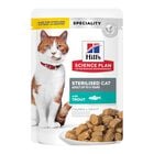 Hill's Science Plan Cat Adult Sterilised con Trota 85 gr