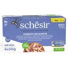 Schesir Filetti in gelatina per gatti adulti Tonnetto con Alicette 6 pz x 50 gr