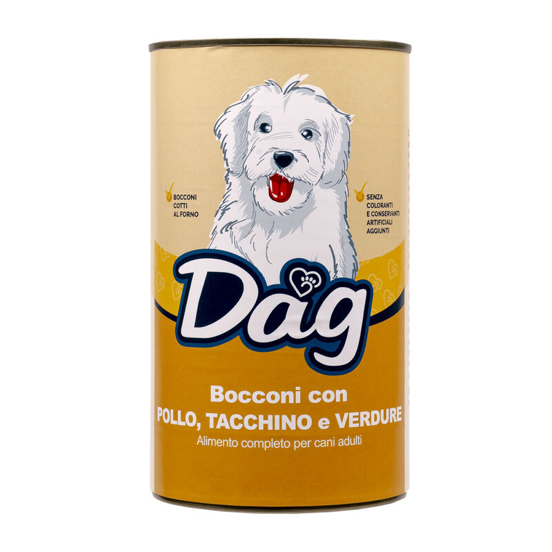 Dag Dog Adult All Breeds Pollo tacchino e verdure 1240 gr