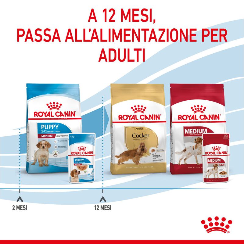Royal Canin Dog Medium Puppy 140 gr