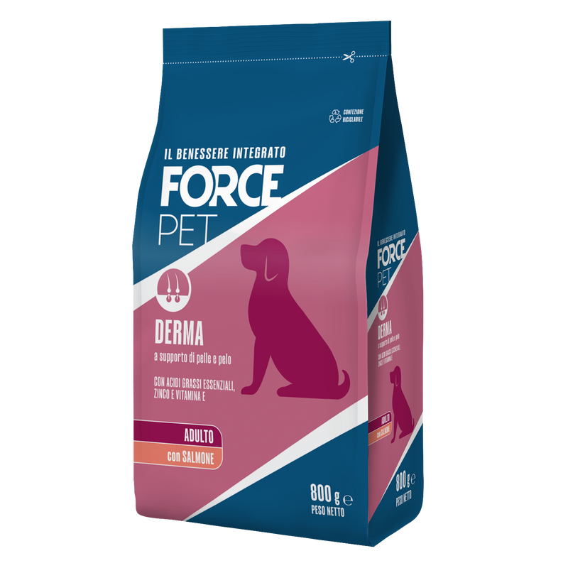 Forcepet Dog Adult Derma con salmone 800gr