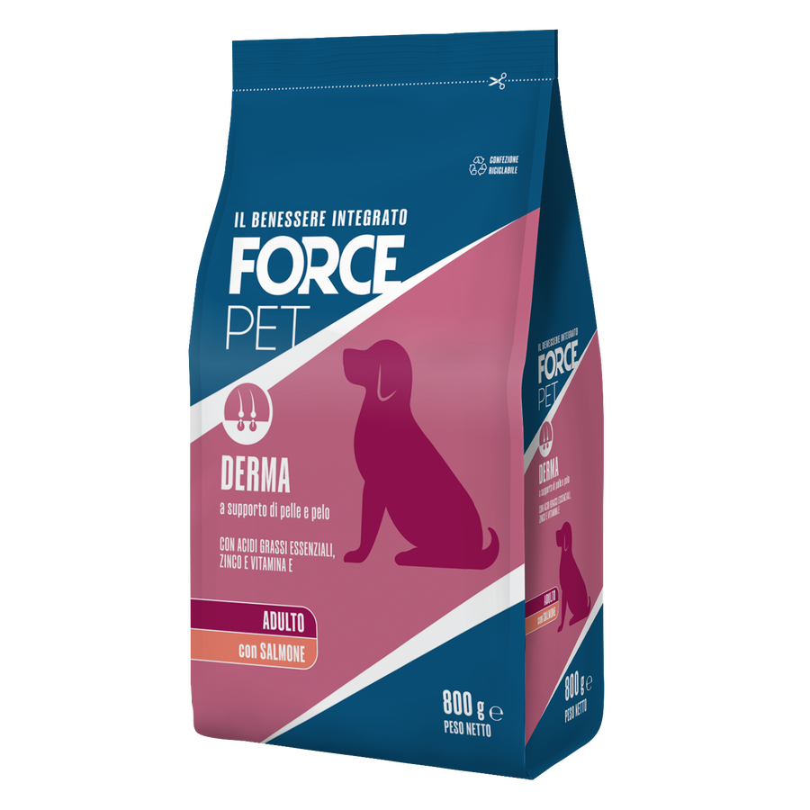Forcepet Dog Adult Derma con salmone 800gr