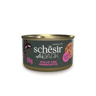 Schesir After Dark Cat Adult Filetti in brodo Pollo con Prosciutto 80 gr