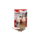 Camon Topini floreali con piume Gioco per gatti 2pz image number 0