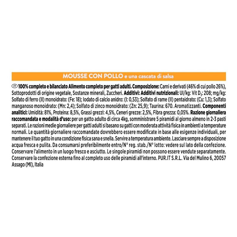 Gourmet Revelation Cat Mousse con Pollo 4 x 57 gr