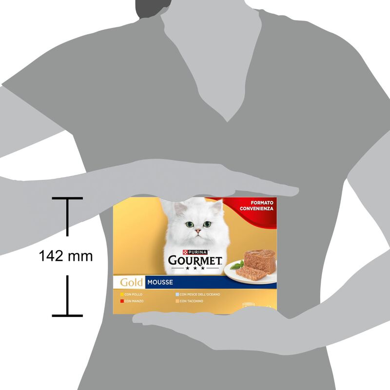 Gourmet Gold Cat Adult Mousse 24 x 85 gr