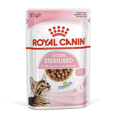 Royal Canin Kitten Sterilized Bocconcini in Salsa 85gr