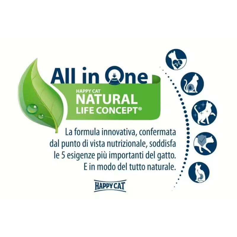 Happy Cat Sterilised Adult Atlantic con Salmone 300 gr