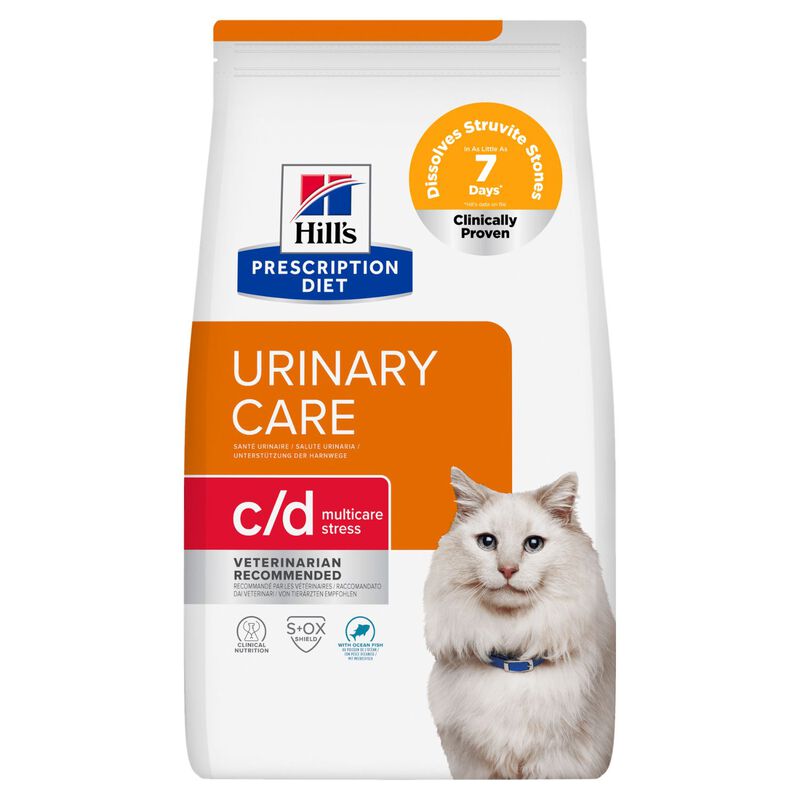 Hill's Prescription Diet Cat c/d Multicare Stress con Pesce Oceanico 1,5 kg