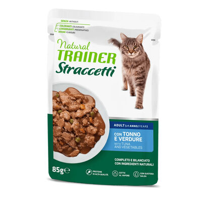 Natural Trainer Cat Adult Straccetti di tonno 85gr