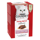 Gourmet Mon Petit Cat Adult con Selvaggina, Fegato, Manzo 6x50 gr