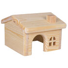 Trixie casetta in legno per piccoli roditori 15x11x15 cm image number 0