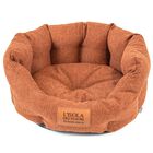 L'Isola dei Tesori Cuccia Softy Premium ovale Terracotta 55 cm