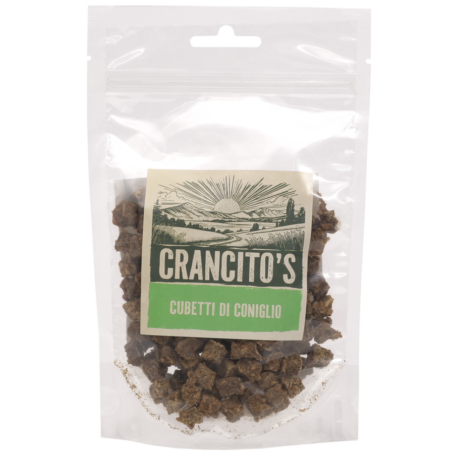 Crancito's Dog Adult Cubetti di coniglio 80gr