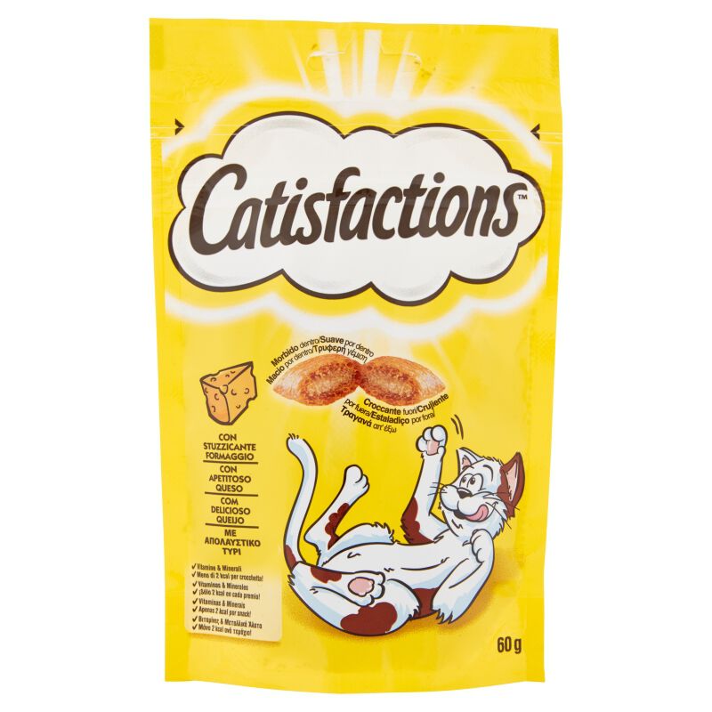 Catisfactions Snack Cat Formaggio 60 g