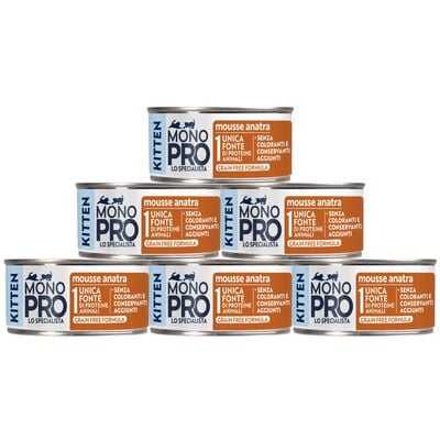 Monopro KItten Mousse Anatra 85gr