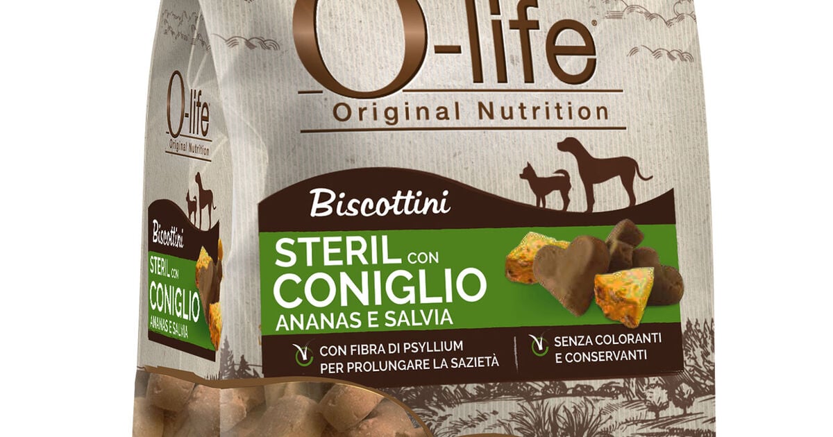 Biscotti Per Cani Life Dog 500g - Ossi Naturali Vegetali, Senza Zucchero, -25% Grassi