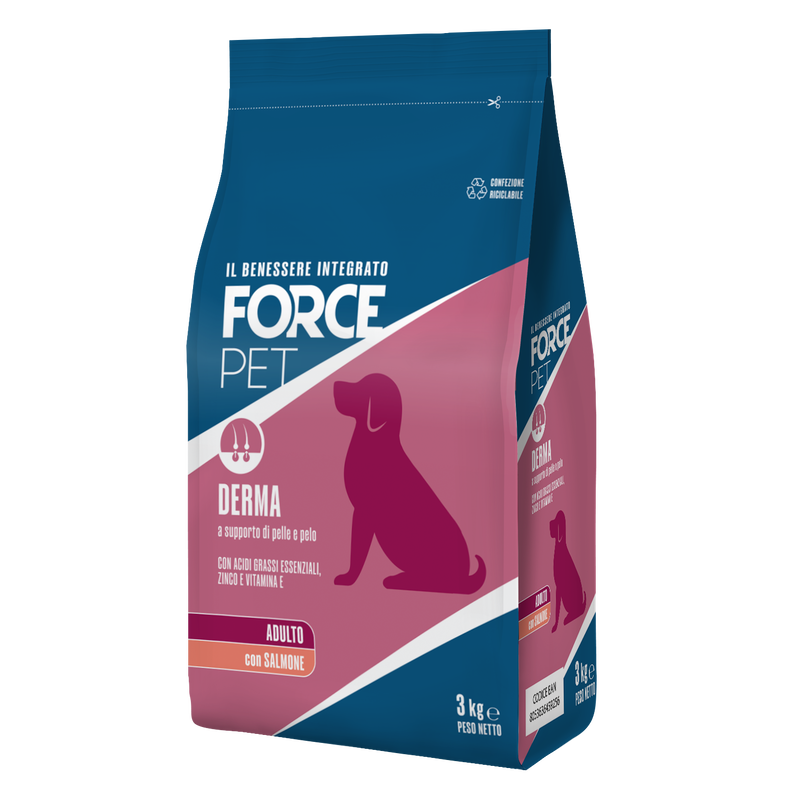 Forcepet Dog Adult Derma con salmone 3kg