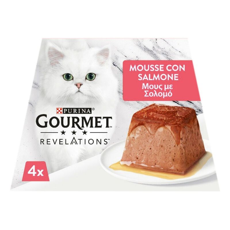 Gourmet Revelation Cat Mousse con Salmone 4 x 57 gr