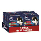 Felix Le Ghiottonerie Cat Selezioni Deliziose con Manzo e Pollo 72x85 gr