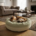 L'Isola dei Tesori Cuccia Ciambella righe verdi diam. 60 cm