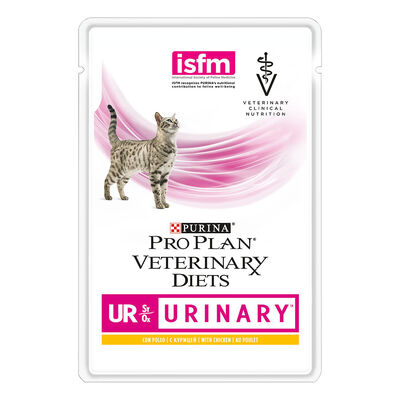 Purina Pro Plan Veterinary Diets Cat UR Urinary St/Ox con pollo 10x85 gr