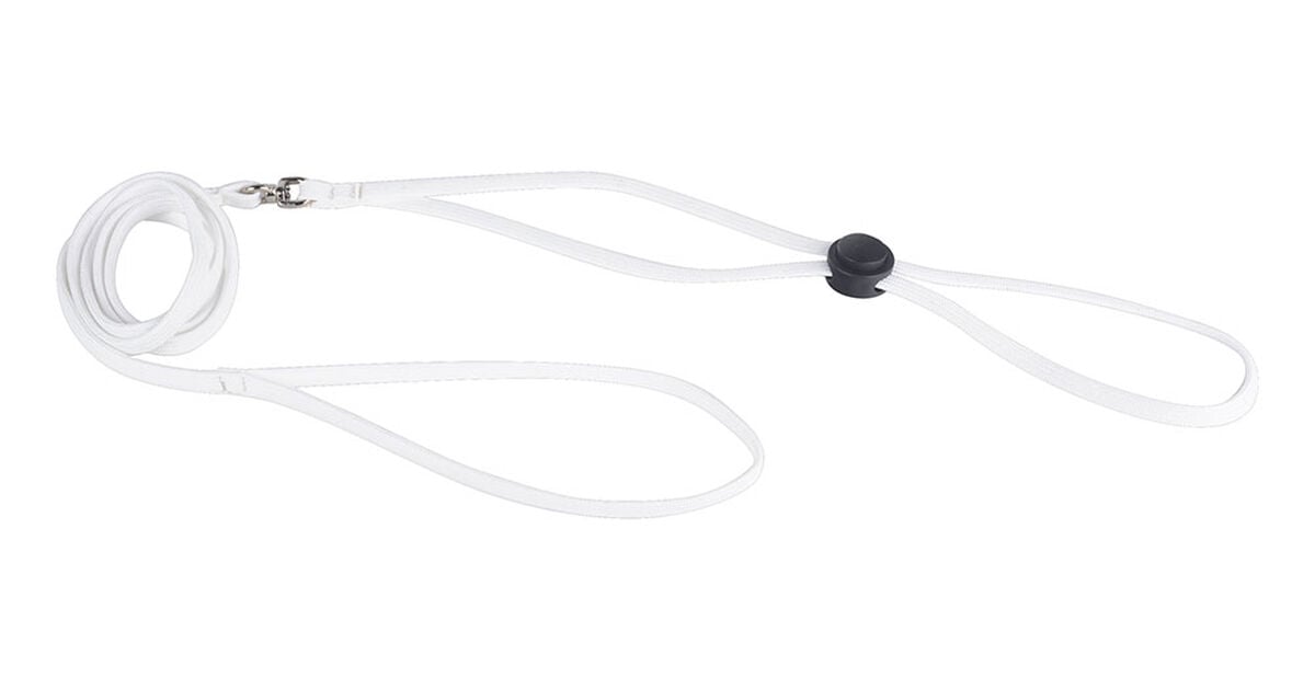 Tre Ponti Guinzaglio Rete Mesh Nero - 130 Cm, Con Inserti Rifrangenti E Moschettone Metallico