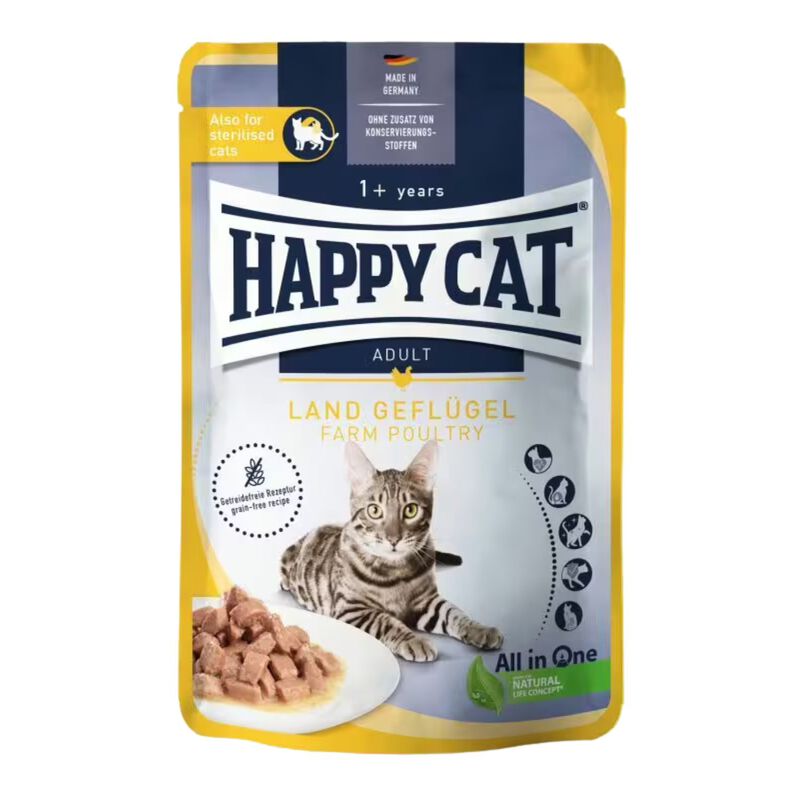 Happy Cat Culinary Pollame in Salsa 85 gr