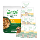 Natural Trainer Dog Adult Small&Toy con pollo in salsa 100 gr
