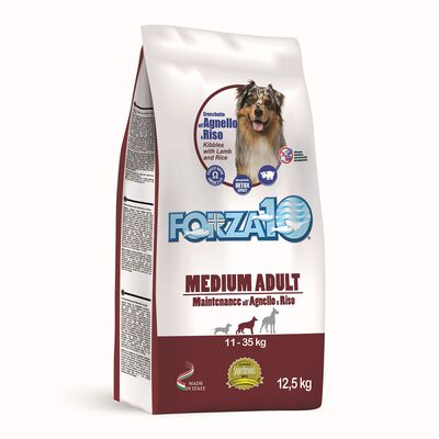 Forza10 Dog Medium Adult Maintenance all’Agnello e Riso 12,5 kg