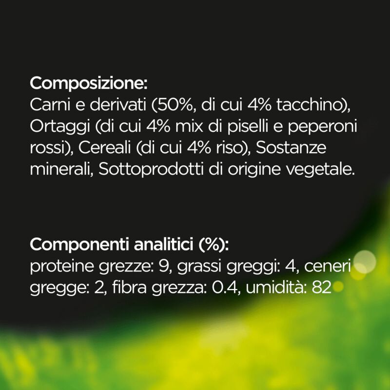 Cesar Dog Selezioni dell'Orto con Tacchino Cuore di Verdure e Mix di Riso 150 gr