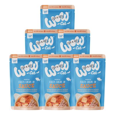 Wow Cat Adult Salmone in Salsa 85 gr