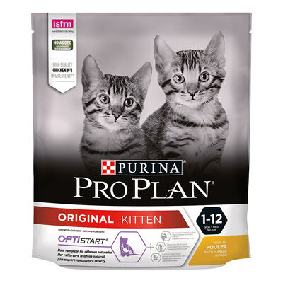 Purina Pro Plan Original Cat Kitten ricco in pollo 400 gr