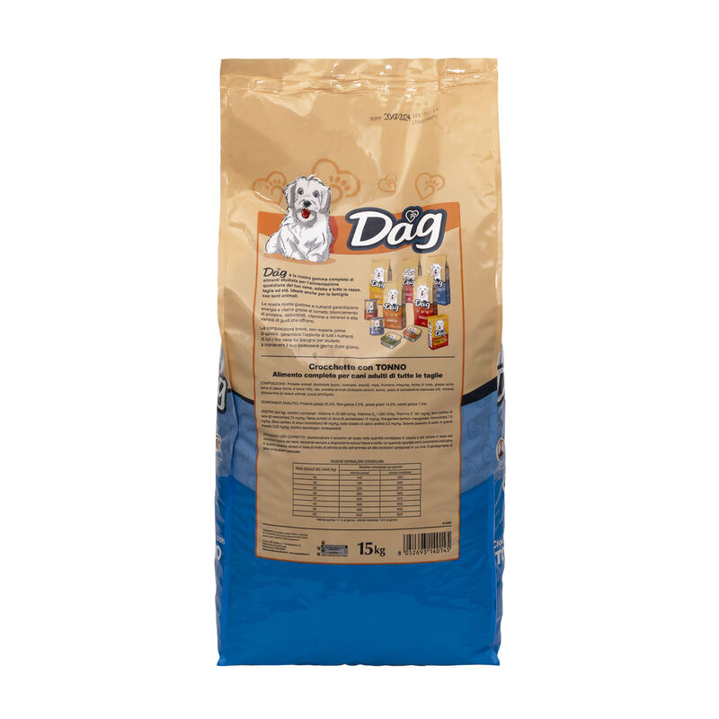 Dag Dog Adult All Breeds con Tonno 15 kg