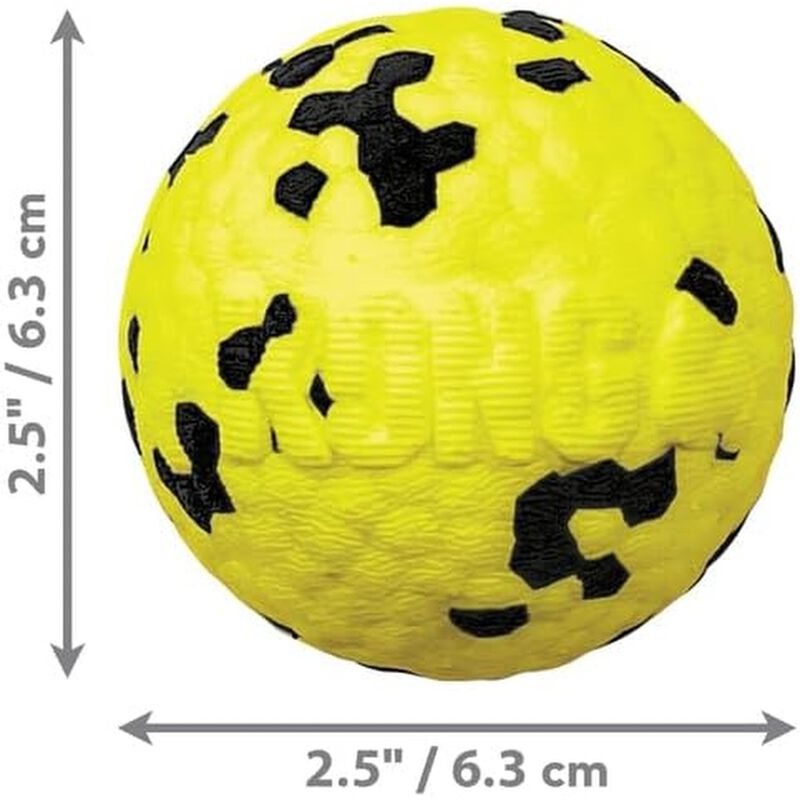 Kong Palla Reflex per cani Giallo 1 pz