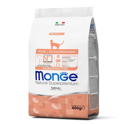 Monge Natural Superpremium Cat Adult Monoprotein Salmone 400 gr