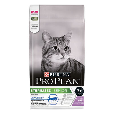 Purina Pro Plan Cat Adult 7+ Sterilised ricco in Tacchino 1,5 kg