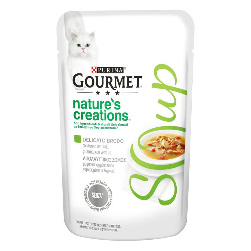 Gourmet Nature's Creation Soup Cat Adult Tonno&Verdure 40 gr
