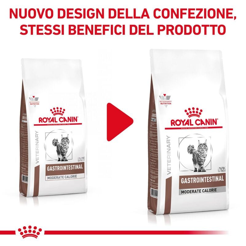 Royal Canin Veterinary Diet Cat Gastrointestinal Moderate Calorie 400 gr