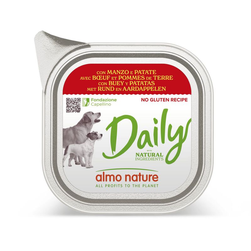 Almo Nature Daily Dog Adult Manzo e patate 100g