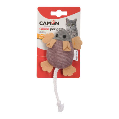 Camon Gioco per gatto topino denim con catnip