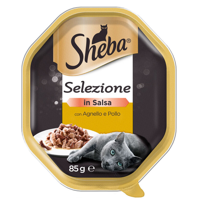 Sheba Cat Selezioni in Salsa Agnello e Pollo 85gr